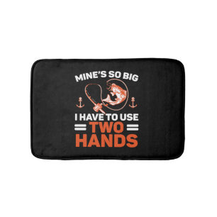 Fisherman Fishing Fisher Fish Catcher Fish   Bath Mat