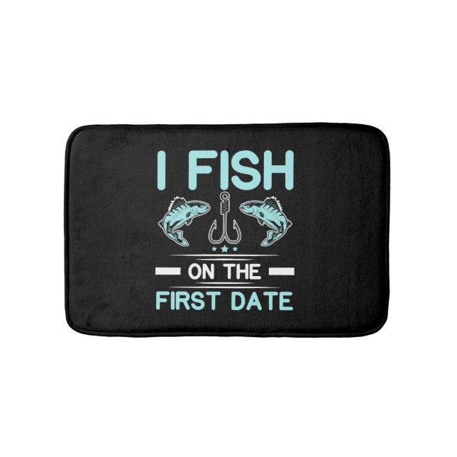 Fisherman Fishing Fisher Fish Catcher Fish     Bath Mat (Front)