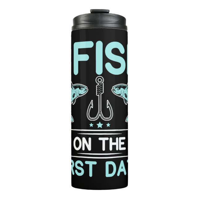 Fisherman Fishing Fisher Fish Catcher Fish     Thermal Tumbler (Front)