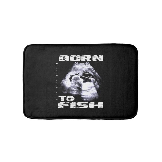 Fisherman Fishing Fishing Funny Angler Fishing Rod Bath Mat (Front)