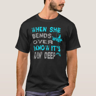 Fisherman Fishing Joke Bending Rod Fishing Trip Sa T-Shirt