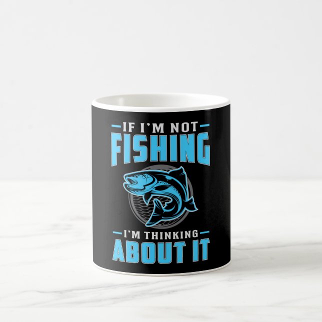 Fisherman Fishing Love Fishing Rod Fish Funny Gift Coffee Mug (Center)
