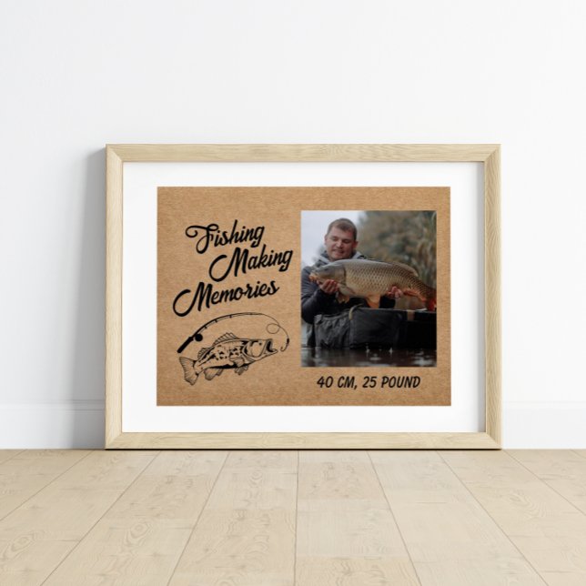  Fisherman Fishing Memories Father’s Day Fishing Poster (Creator Uploaded)