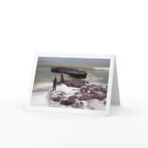 Fisherman Folded Blank Greeting Card