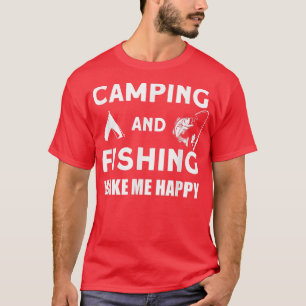 Fisherman Gear Campfire Fish Camping And Fishing 5 T-Shirt