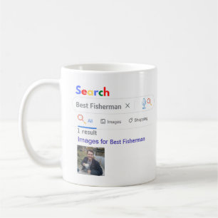FISHERMAN GIft FUNNY World's BEST SEARCH Engine Coffee Mug