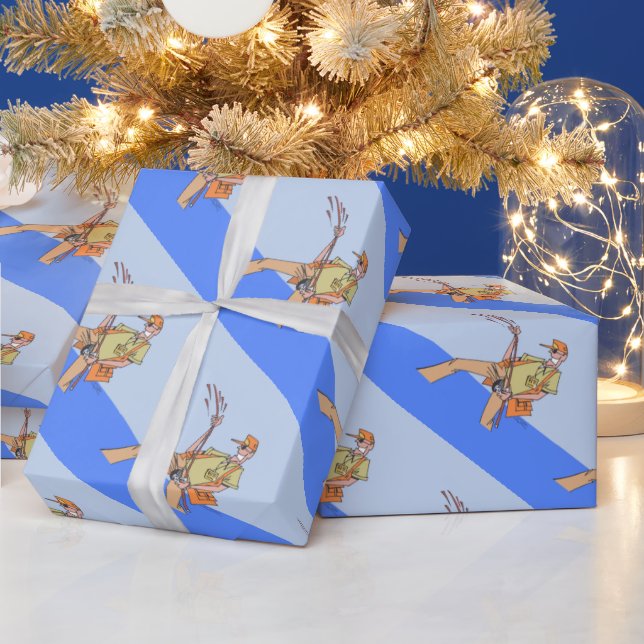 Fisherman glossy wrapping paper (Holidays)