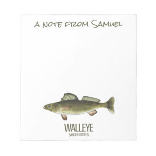 Fisherman Gone Fishing Wildlife Nature Notepad
