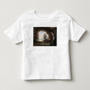 Fisherman in a Grotto, Helgoland, 1850 (oil on can Toddler T-Shirt