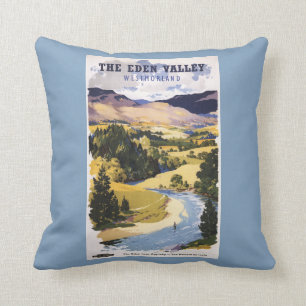Fisherman in the Eden Valley Cushion