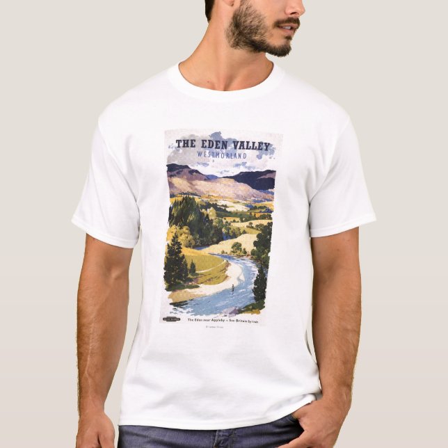 Fisherman in the Eden Valley T-Shirt (Front)