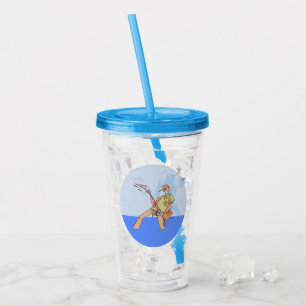 Fisherman Inside acrylic tumbler