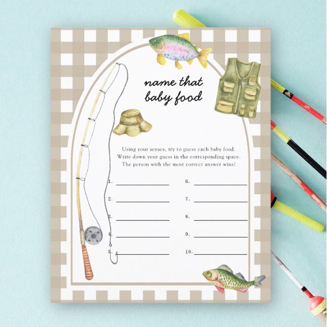 Fisherman - Name that baby Food shower game (Creator Uploaded)