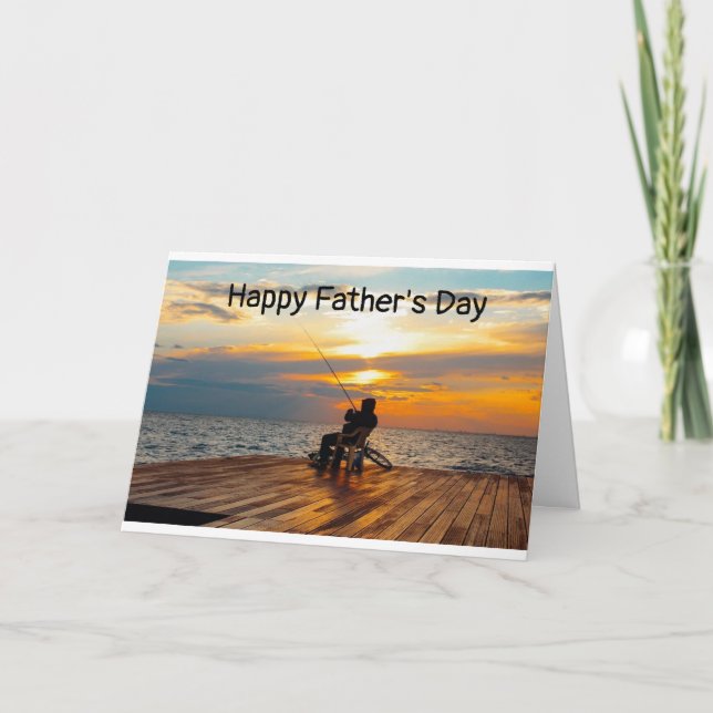 "FISHERMAN" ON *FATHER'S DAY* CARD (Front)