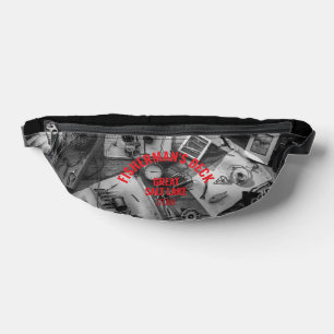 Fisherman’s Deck Customise Black and White Bum Bags