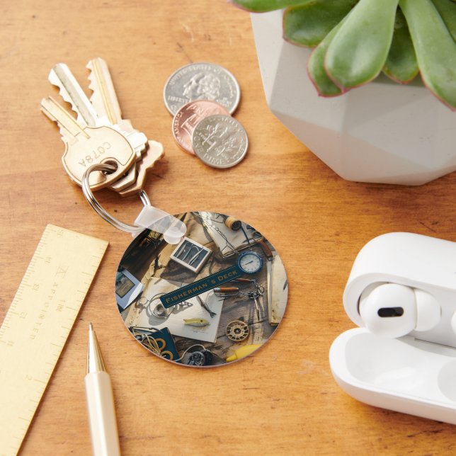 Fisherman’s Deck  Key Ring (Desk)