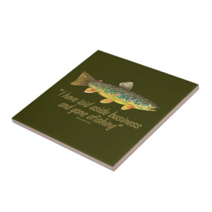 Fisherman Saying Ceramic Tile