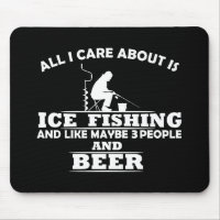 Fisherman saying funny ice fishing 