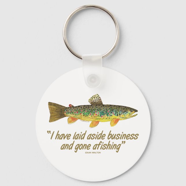 Fisherman Saying Key Ring (Front)