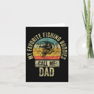 Fisherman Shirt My Favourite Fishing Buddies Call Card
