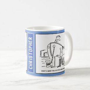Fisherman Skipper & Boat Crew Member Funny Coffee Mug