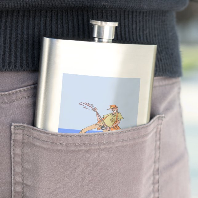 Fisherman stainless steel flask (In Situ)