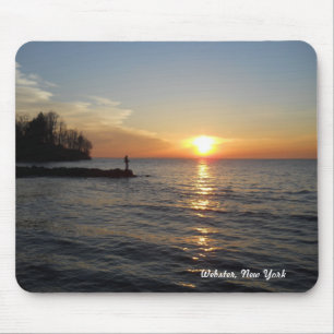 Fisherman & Sunset Mouse Pad