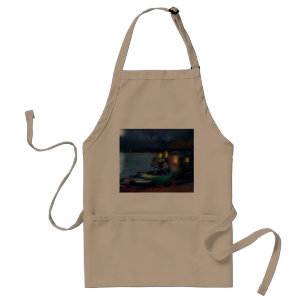 Fisherman - The Fisherman's Cabin 1915 Standard Apron