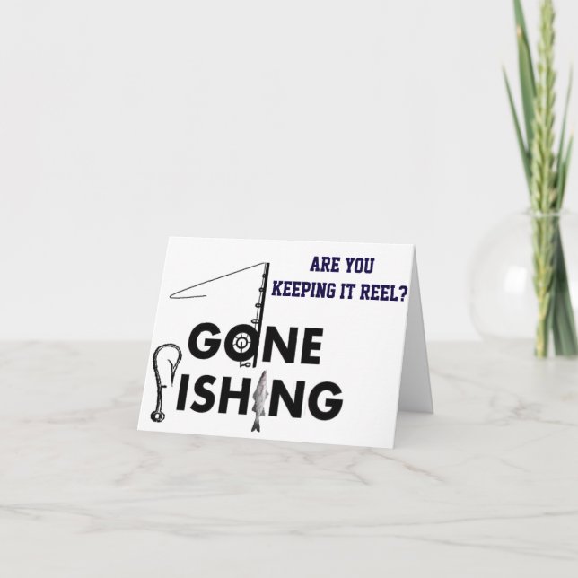 FISHERMAN'S **40th BIRTHDAY** KEEPING IT REEL Card (Front)