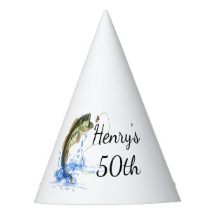 Fishermans 50th Birthday Party Hat