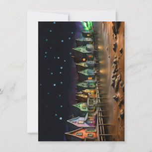 Fisherman's Cove Shoppes Folk Art Holiday Card