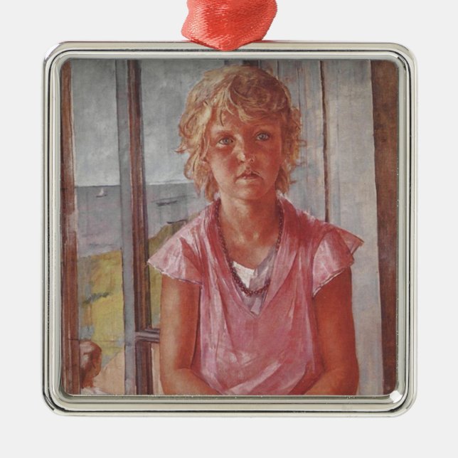 Fisherman's Daughter Metal Ornament (Front)