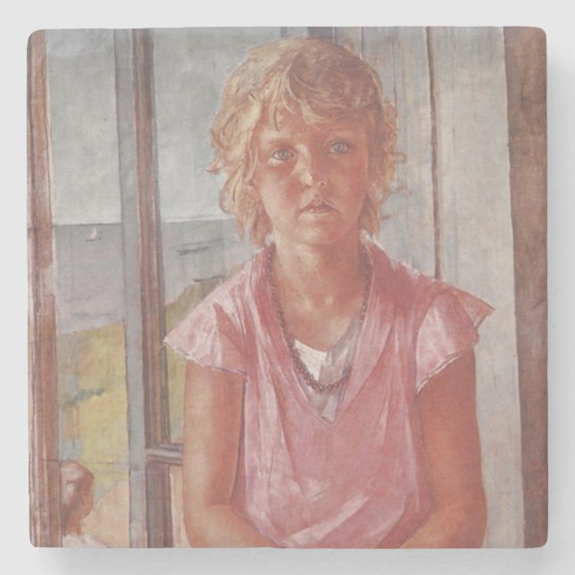 Fisherman's Daughter Stone Coaster (Front)