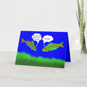 Fisherman's Fun Birthday Card