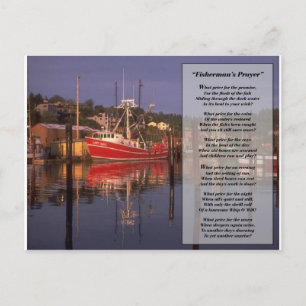 fishermans prayer postcard