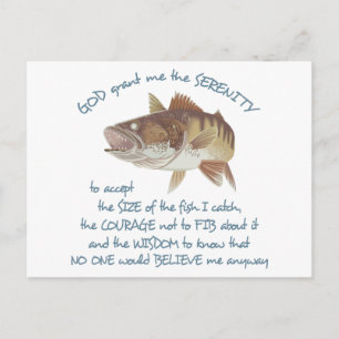 Fisherman's Prayer Postcard