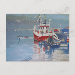 Fisherman's Quay Salcombe Postcard