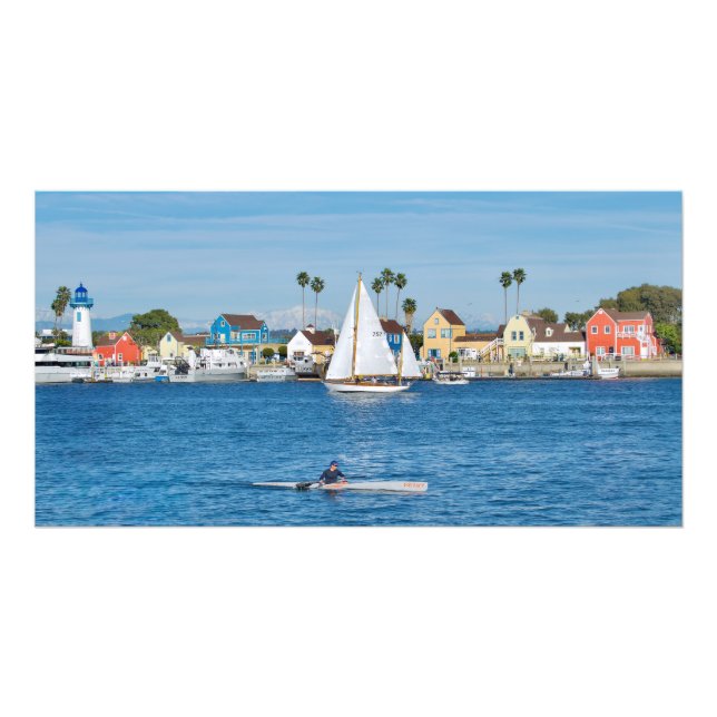 Fisherman's Village - Marina Del Rey, CA Photo Print (Front)