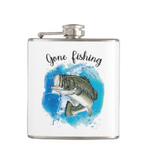 Fisherman's Vinyl Wrapped Flask