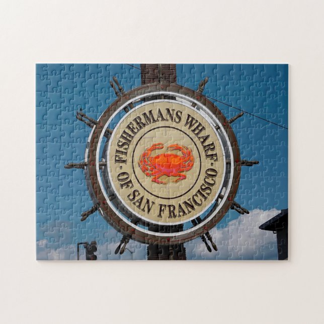Fisherman's Wharf California. Jigsaw Puzzle (Horizontal)