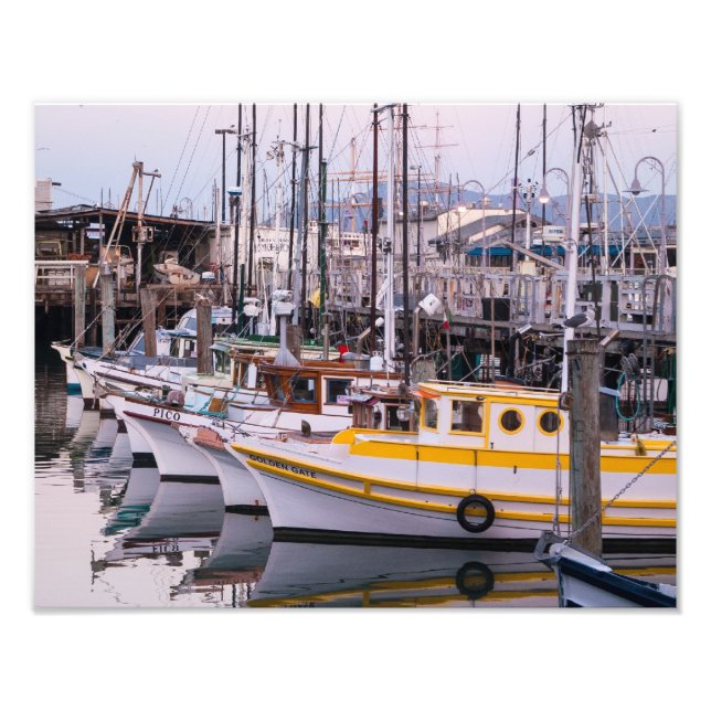 Fisherman's Wharf Harbour Photo Print (Front)