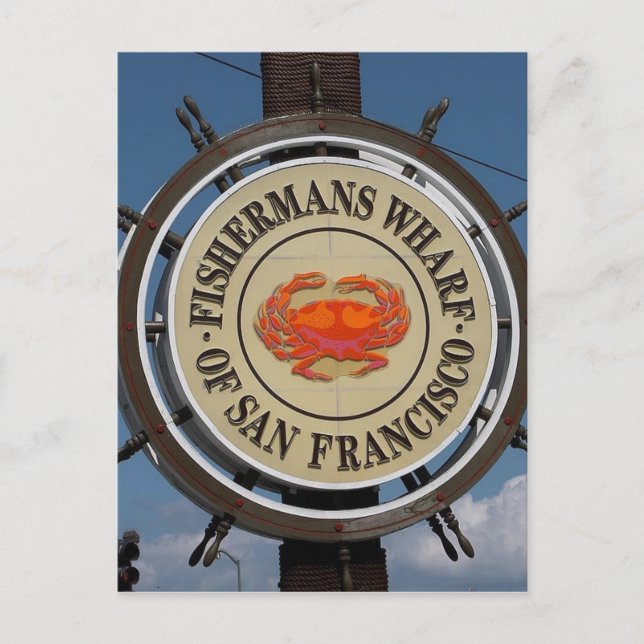 Fisherman's Wharf San Francisco Postcard (Front)