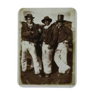 Fishermen Ashore, c.1843-47 (salt paper print from Magnet