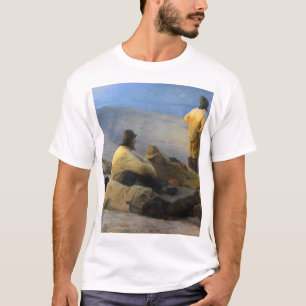 Fishermen at Skagen Beach by Peder Severin Kroyer T-Shirt