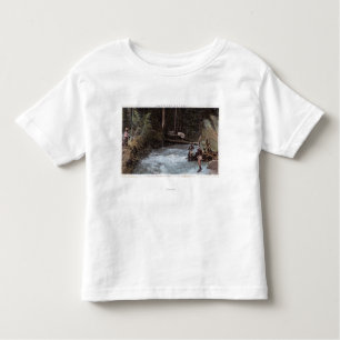 Fishermen Fishing at Commonwealth Creek Toddler T-Shirt