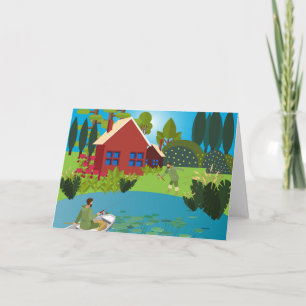 Fishermen Holiday Card