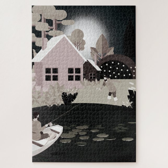 Fishermen Jigsaw Puzzle (Vertical)