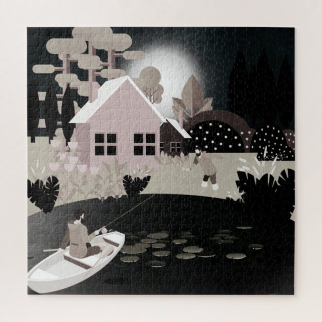 Fishermen Jigsaw Puzzle (Vertical)