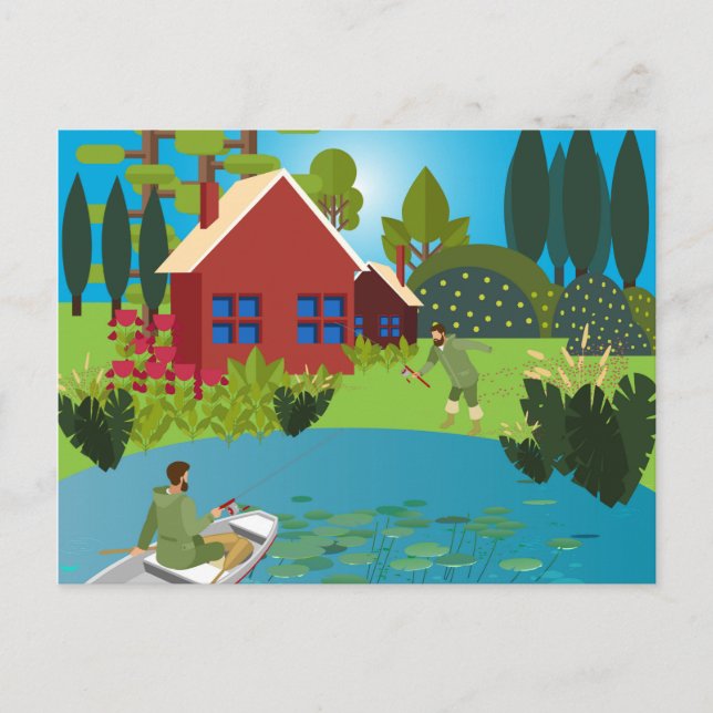 Fishermen Postcard (Front)