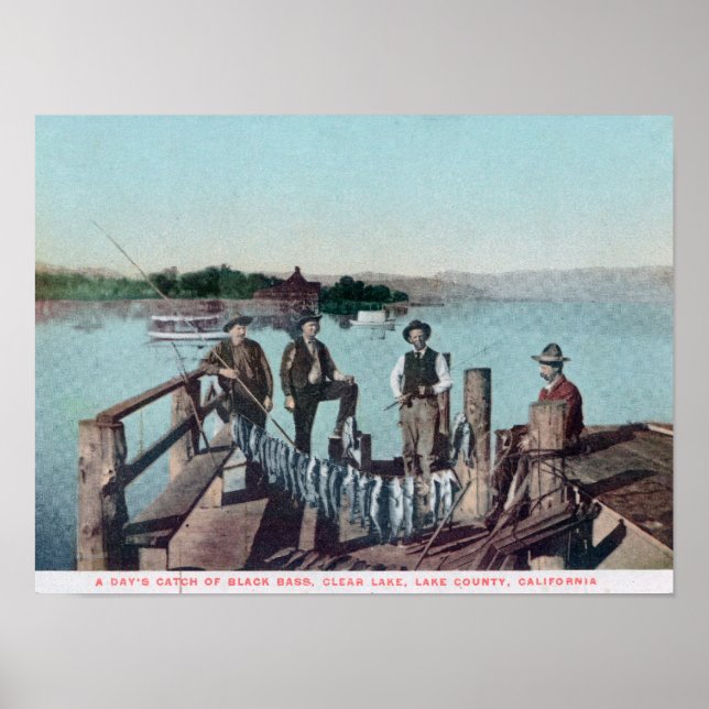 Fishermen Showing the Day's Catch Poster (Front)